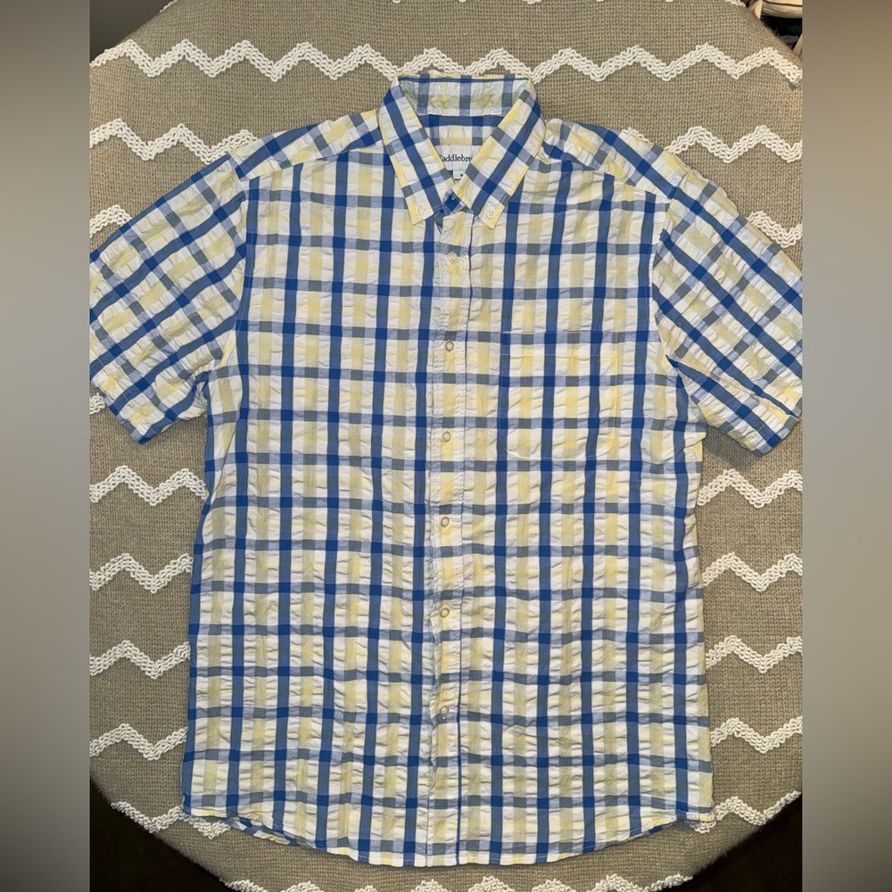 Sadlebred‎ men’s multicolor Checkered Men's button Shirt